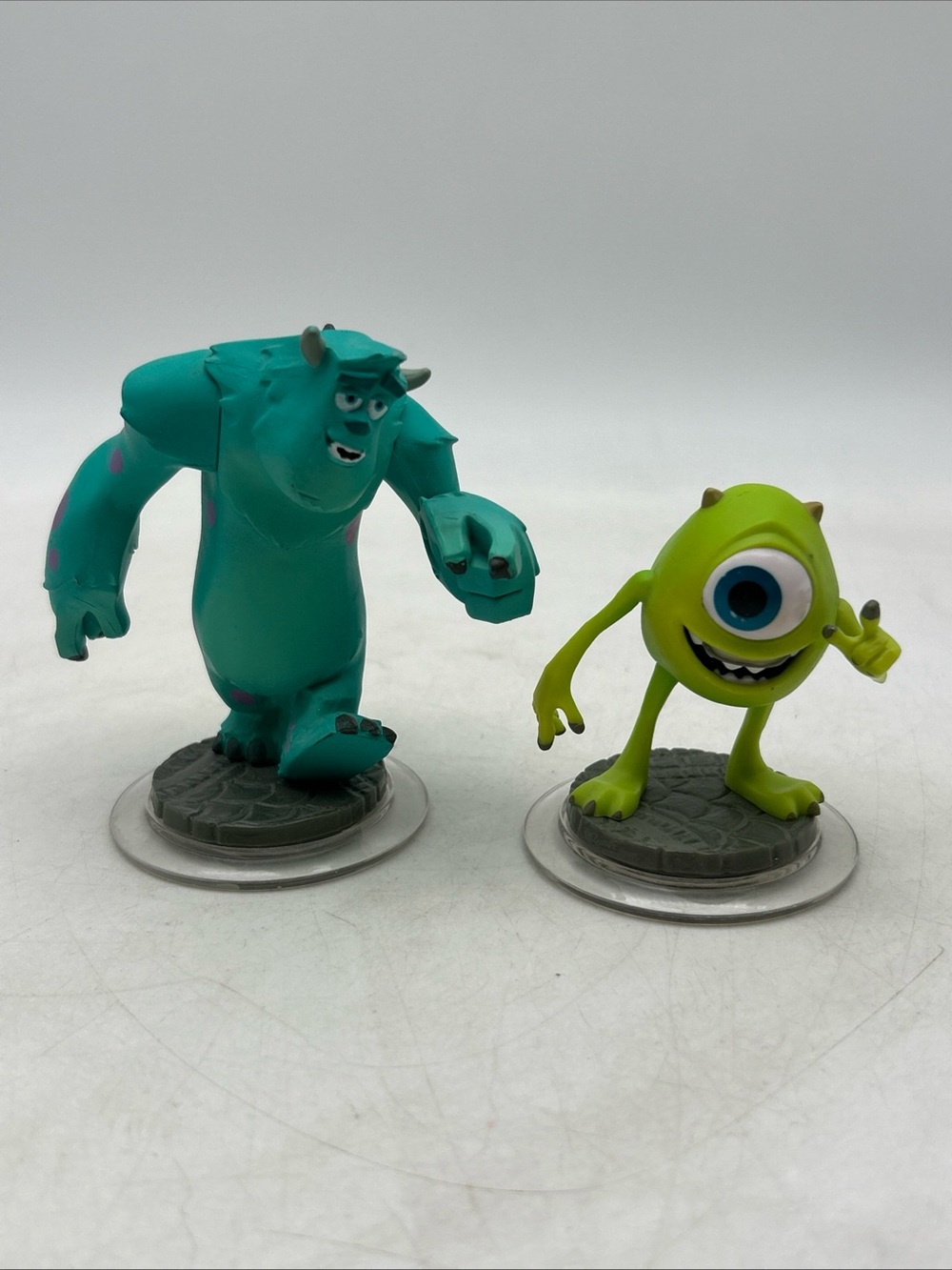 Disney Infinity Monsters Inc. Sulley & Mike Wazowski Figures Lot Of 2 Pixar